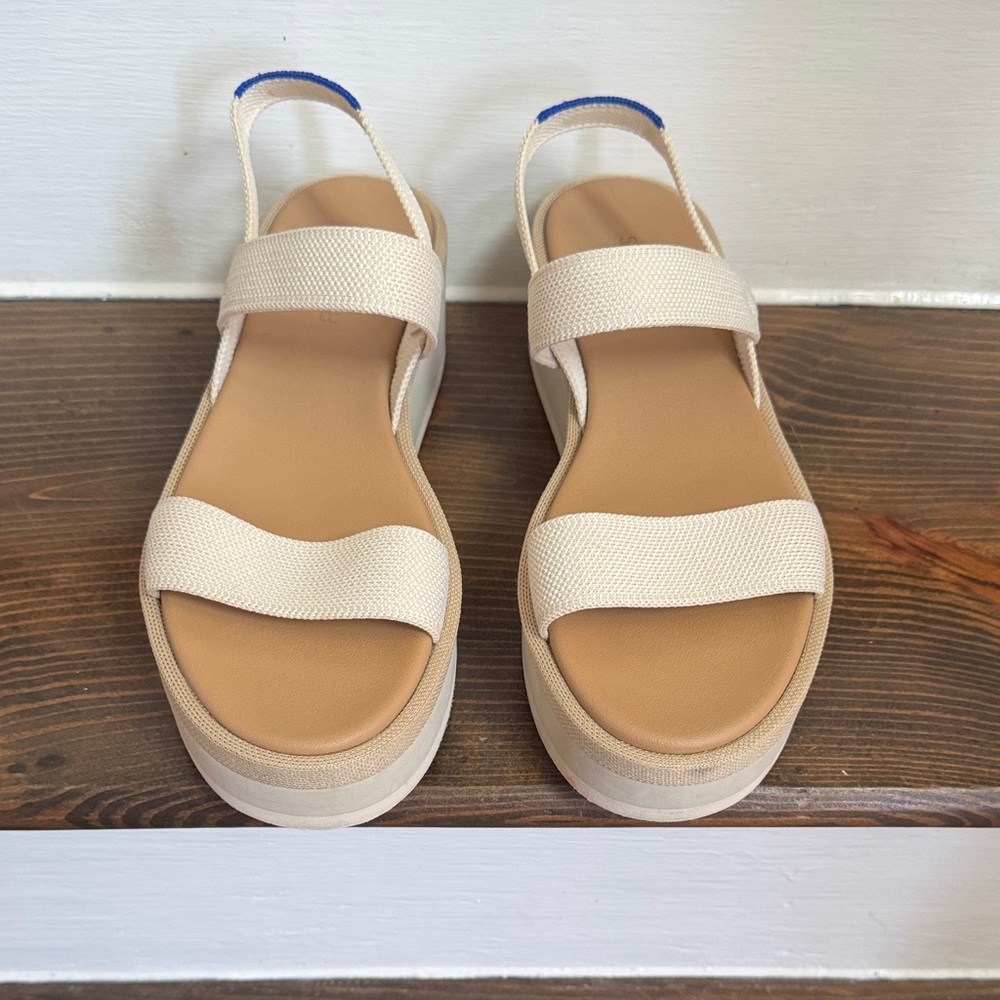 Rothy’s salt platform Sandals